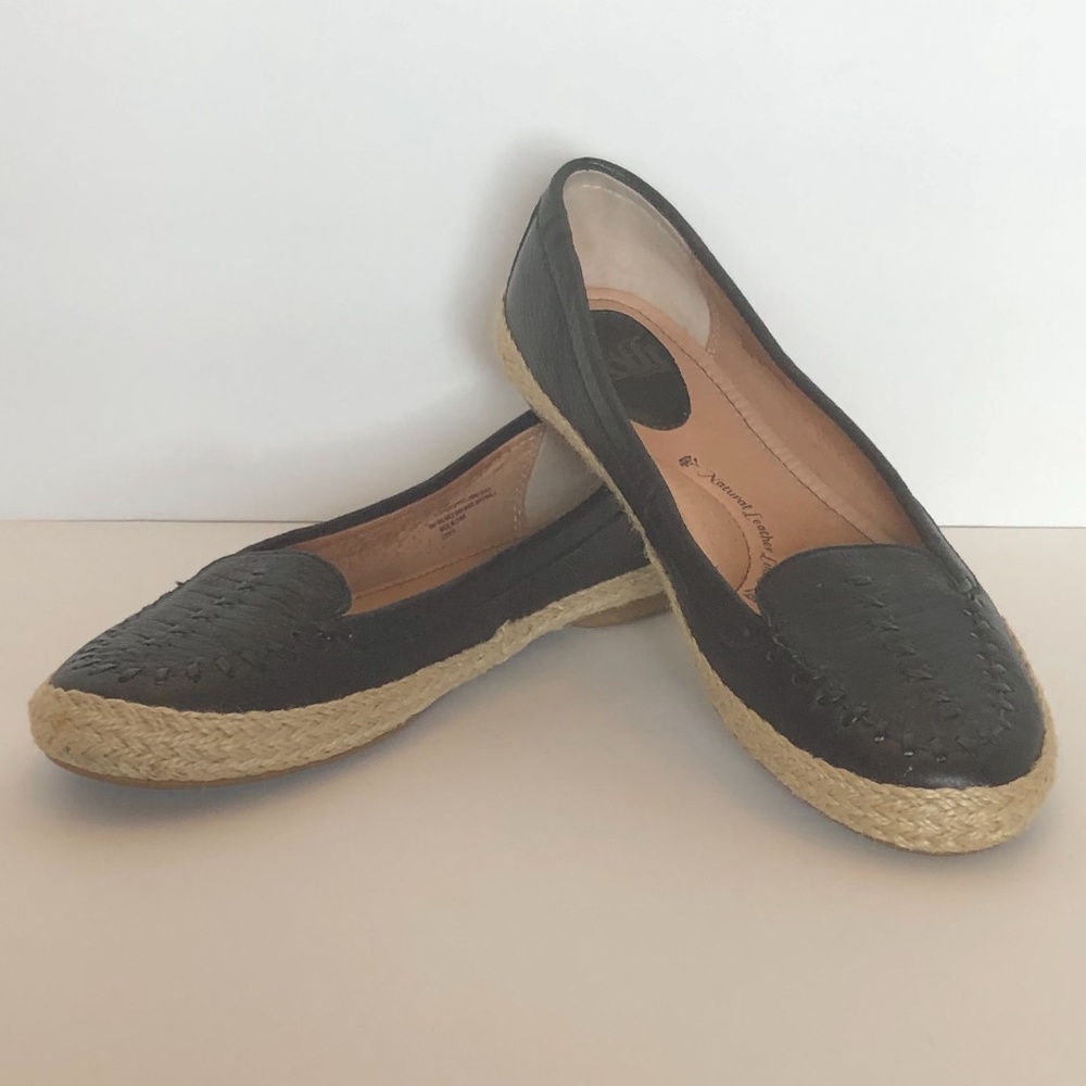 Sofft Brand Black Leather Loafers